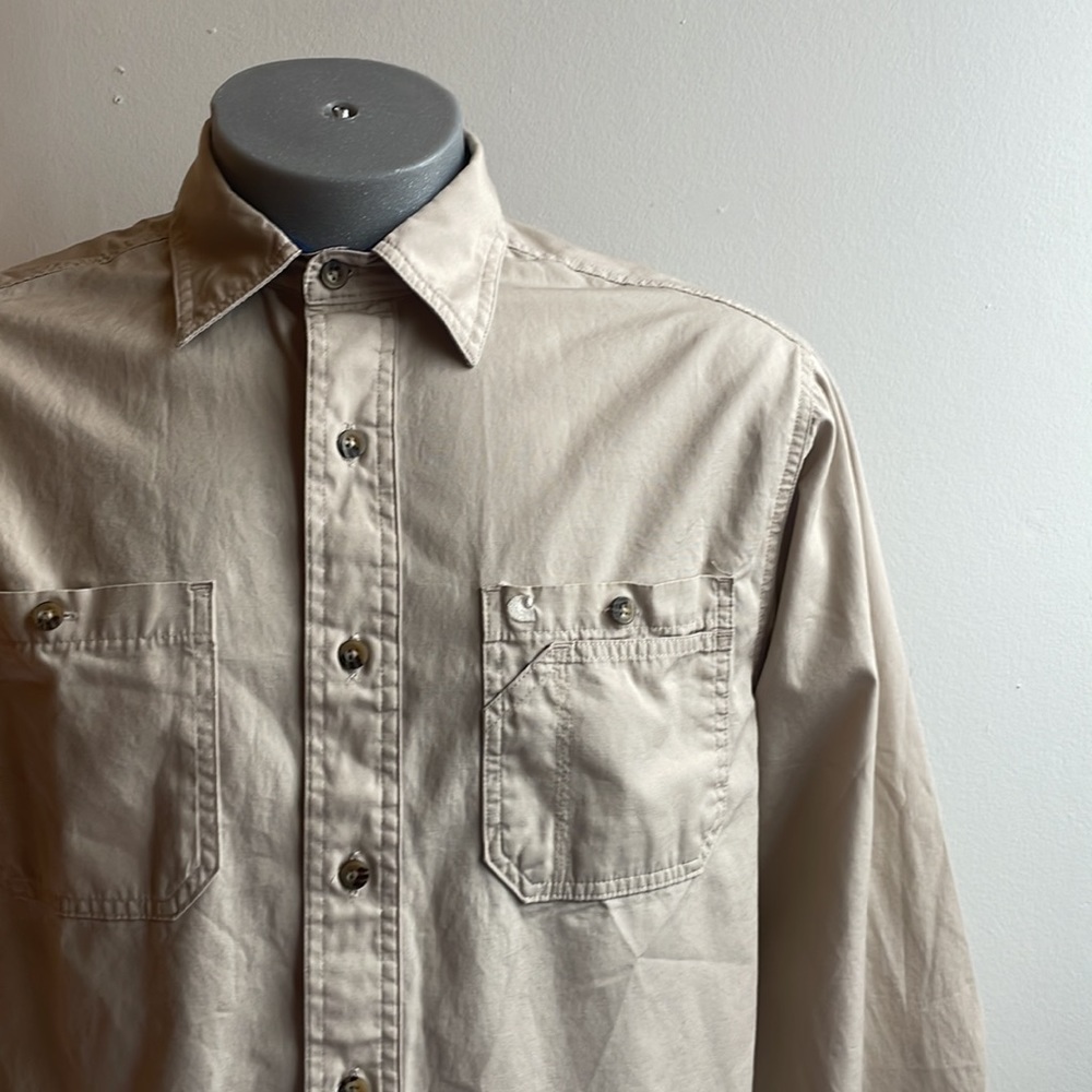 Long Sleeve Carhartt Shirt Size Large .